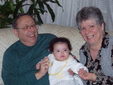 Kayla with Uncle Stephen and Aunt Susan