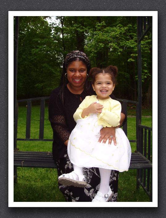Mommy and Kayla on Mother's Day