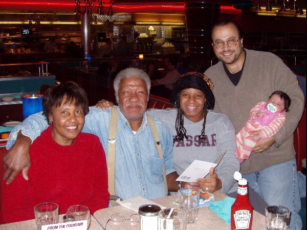 Celebrating Grandpa Charles' Birthday at the City Limits Diner