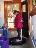 Rachel and Aunt Val Play with The Amazing Soap Bubble Chamber (1)