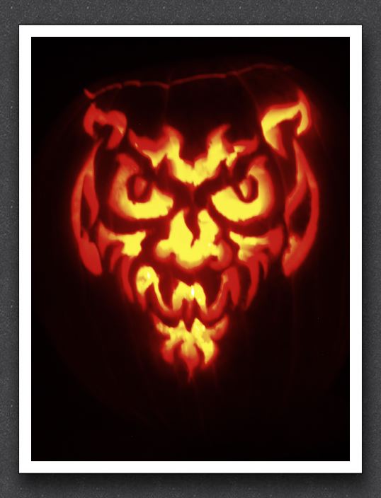 Scary Pumpkin (lights out)